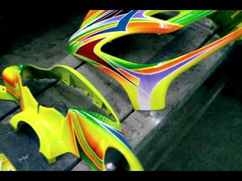 Yamaha Mio Sporty paint airbrush by Tomiairbrush YouTube