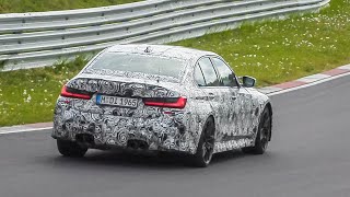 2021 BMW M3 G80 SPIED TESTING HARD on the Nürburgring! M PERFORMANCE EXHAUST SOUNDS