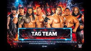   Team John Cena  Vs Team The Great Khali  Wwe 2k25   Match  Elimination Tag Team Match