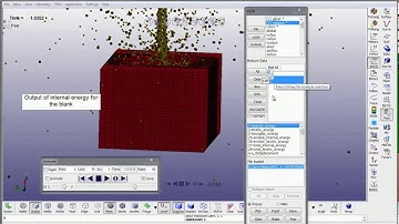 Modeling the Abrasive Water jet Cutting in the LS-DYNA.  Video tutorial (incomplete)
