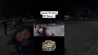 Lenny Vs Jerry Speeding Down The Track