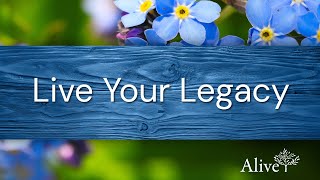 Live Your Legacy: Judith Bright (Full)
