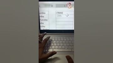How to use TRIM Function in excel? #excel #shorts