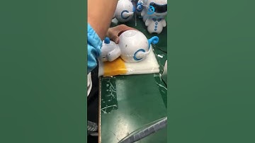 Robot toy part screw locking machine operation video