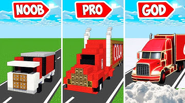 🚚 Minecraft NOOB vs PRO vs GOD: BEST COCA COLA TRUCK / Animation