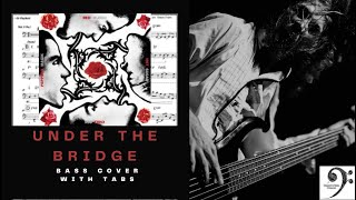 Under The Bridge by Red Hot Chili Peppers - Bass Cover (tablature \& notation included)