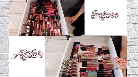 HUGE MAKEUP DECLUTTER 150+ LIQUID LIPSTICKS.. CUT THROAT 2018 | Vanessa Lopez