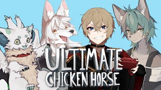 【 Ultimate Chicken Horse 】4人(匹)による仁義なき戦い【 #新人VTuber / るか・らずらいと】