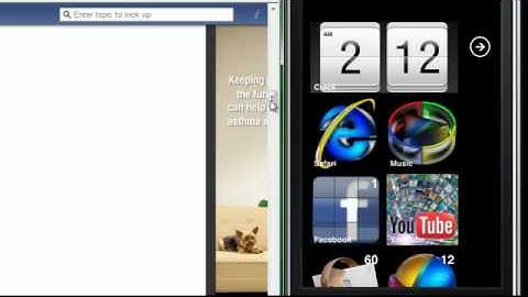 My windows phone os 7 theme on my ipod touch (modified)