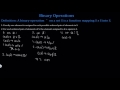 Binary Operations (definition) : ExamSolutions Maths ...