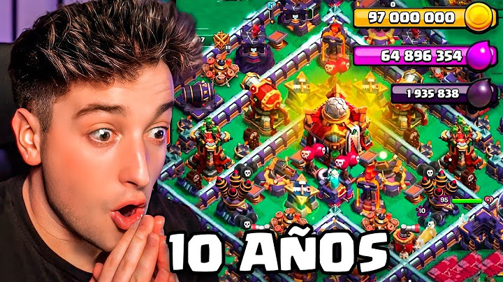 ASÍ ESTA MI ALDEA DE CLASH OF CLANS 10 AÑOS DESPÚES.... **GEMEO EL NUEVO AYUNTAMIENTO NIVEL 16*