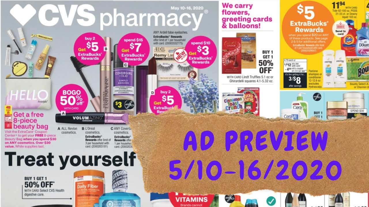 CVS Ad Preview 5/10-16/2020 I Cheap Huggies Deals I Great ...