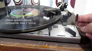 Original Shure N44-7 Stylus vs Cheap Generic N44-7 Stylus