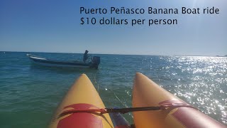 Puerto Peñasco Banana Boat Ride With Falls.