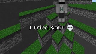 I tried split controls