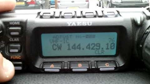 FT857 / FT897 Hidden menu