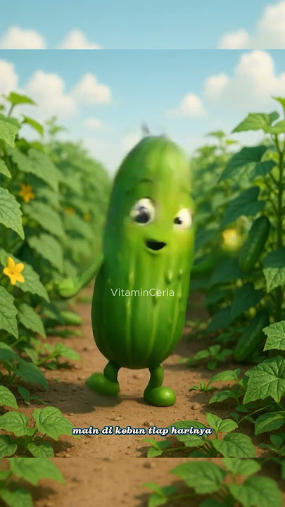 Timun Ceria Bernyanyi di Kebun! 🌱🎶 | Sayur Lucu 3D Anak-anak