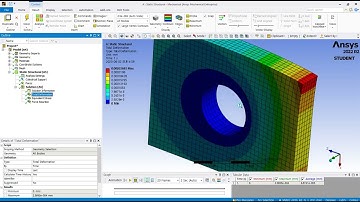 [CAE 구조해석 초보자를 위한 ANSYS 기초 강의] 8. 경계조건7 - Support3 - Compression Only Support, Cylindrical Support