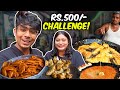 Indian street food rs500 challenge in kolkata best street food in kolkata