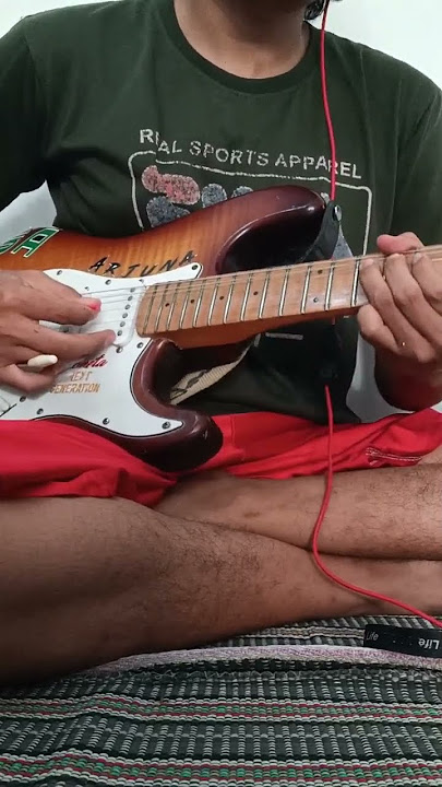 Detail (90%) Cover guitar aduhai Rhoma Irama yang aslinya menggunakan 2 perpaduan melodi