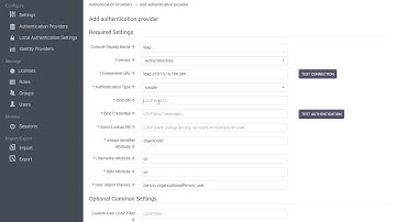 User authentication with LDAP and Active Directory