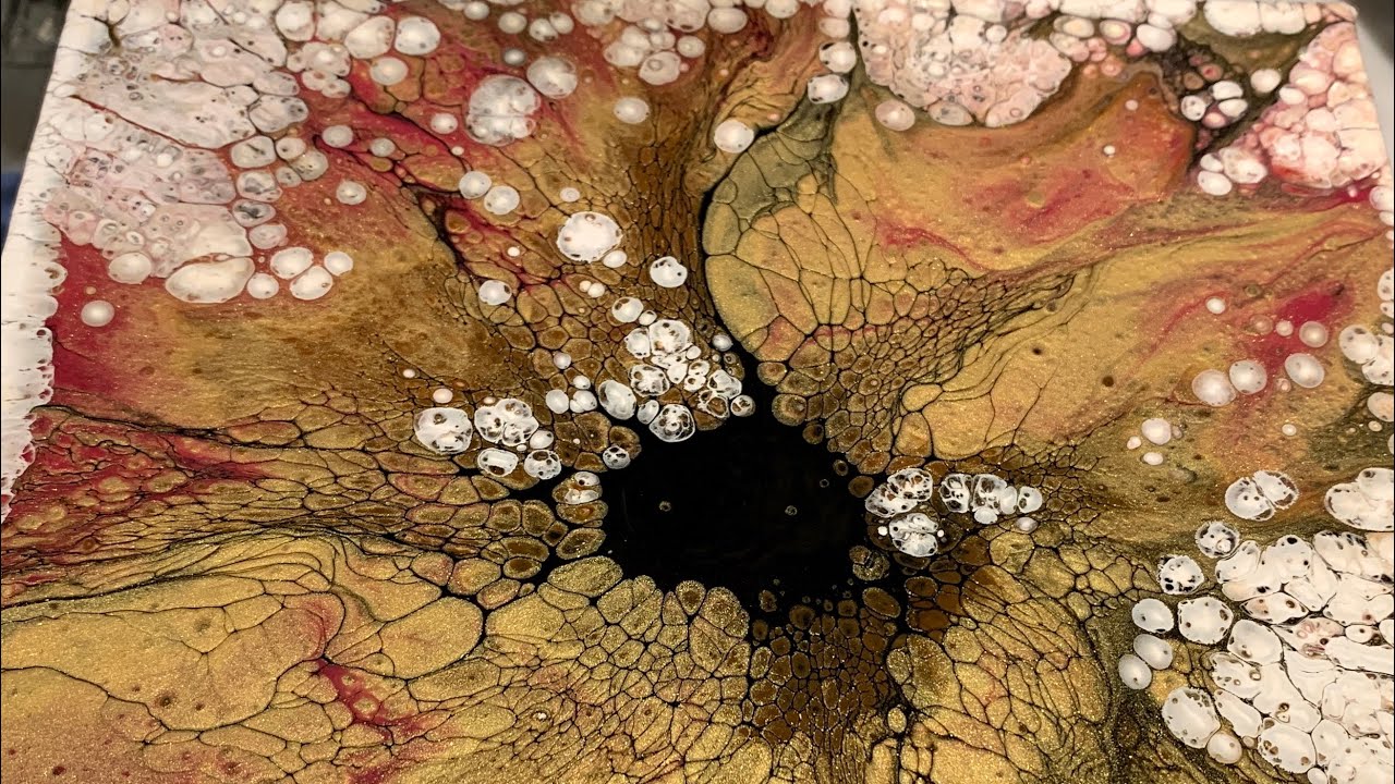 Pearl bloom experiment - close up