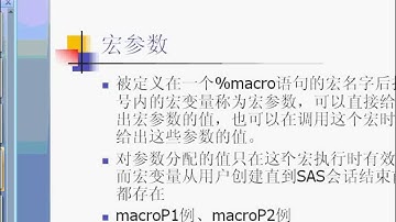 第12讲：SAS中的宏语言 P