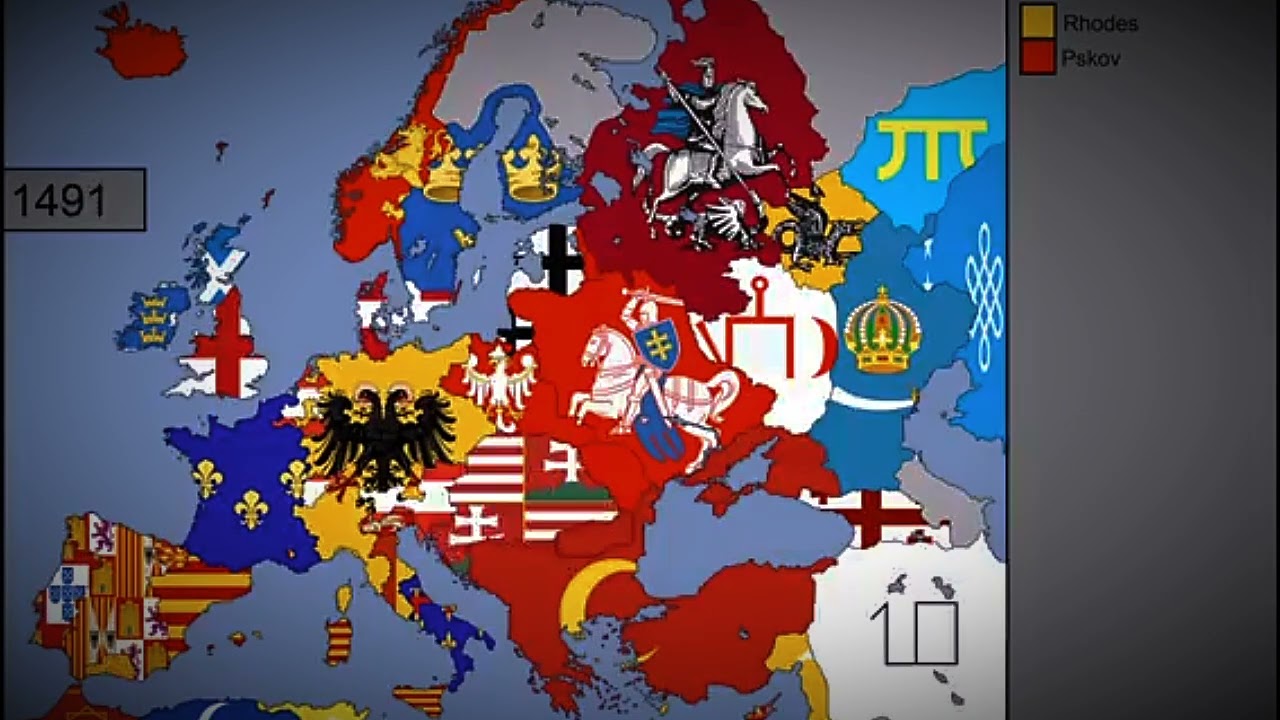 Europe Continent Lore 1000AD To 2013... 