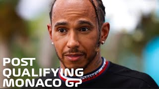 Lewis Hamilton Post QUALIFYING interview Monaco Grand Prix #f1 #lewishamilton