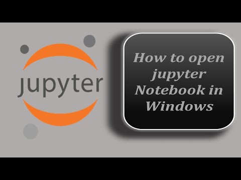 How To Open Jupyter Notebook in Windows