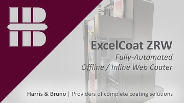 ExcelCoat ZRW Web Coater by Harris & Bruno