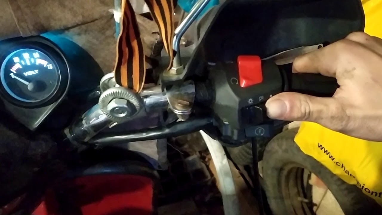 Установка рулевых переключателей на советский мотоцикл от китайского ...