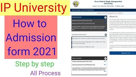 How To Fill IP University Admissions Form 2021 | IP University फॉर्म कैसे भरें! By Gk Singh Cyber