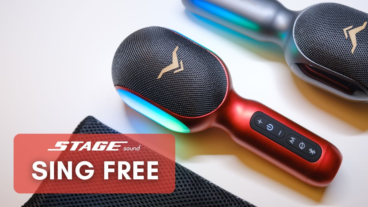 Stage Sing Free Karaoke Microphone The RED version! YouTube