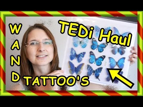 TEDI Haul WANDTATTOOS SoFie Haushalt Unperfekt Perfekt