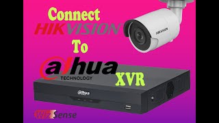 Hikvision IP Camera to Dahua XVR/DVR by ONVIF