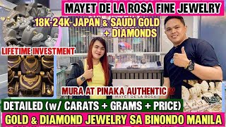 MARCH 2024 Mayet De La Rosa Fine Jewelry Mura at Authentic Gold and Diamond Jewelry MUST WATCH!