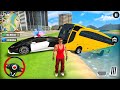 Go To Town 6 Drive Transport Bus and Police Car in The Open World | Android Gameplay