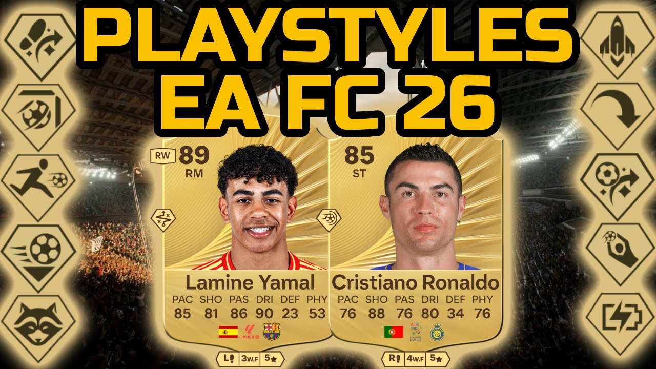 Explicando todos os PLAYSTYLES do EA FC 26! Como faz para ativar e os