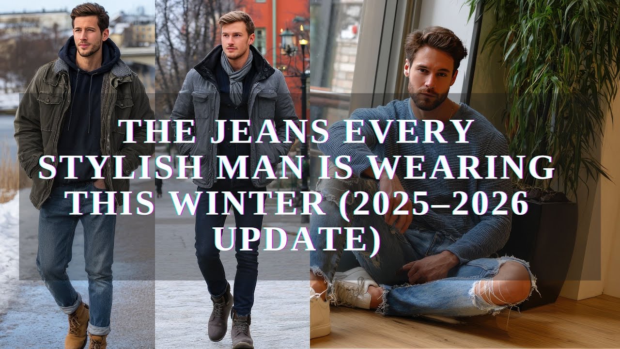 Джинсы, которые носит каждый стильный мужчина этой зимой (обновление 2025–2026 гг.)