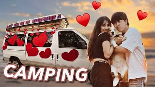 VALENTINES DAY VLOG (Camping In Our Camper Van!!)