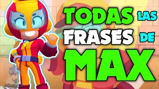 "SE ME BAJO EL AZÚCAR" TODAS las FRASES de MAX en ESPAÑOL | Brawl stars | ShadowDex