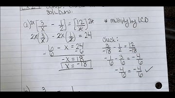 9.6 Solving Rational Equations