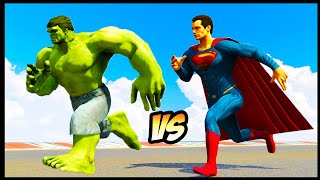 GTA 5 - Hulk Vs Superman - Speed Test