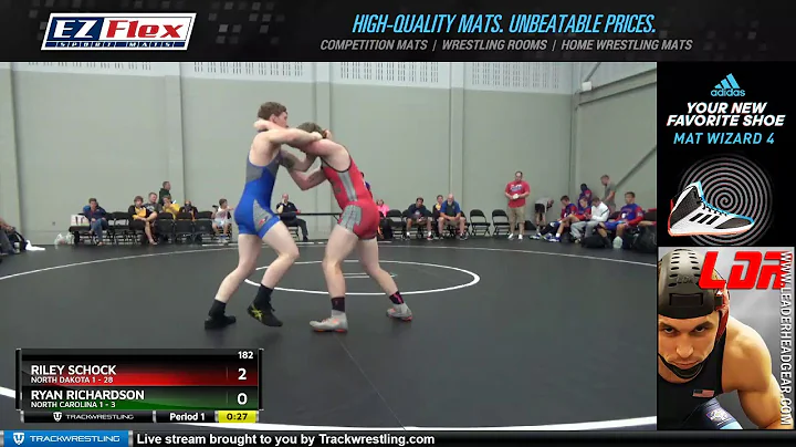 Mat 18 182 Riley Schock North Dakota 1 Vs Ryan Ric...