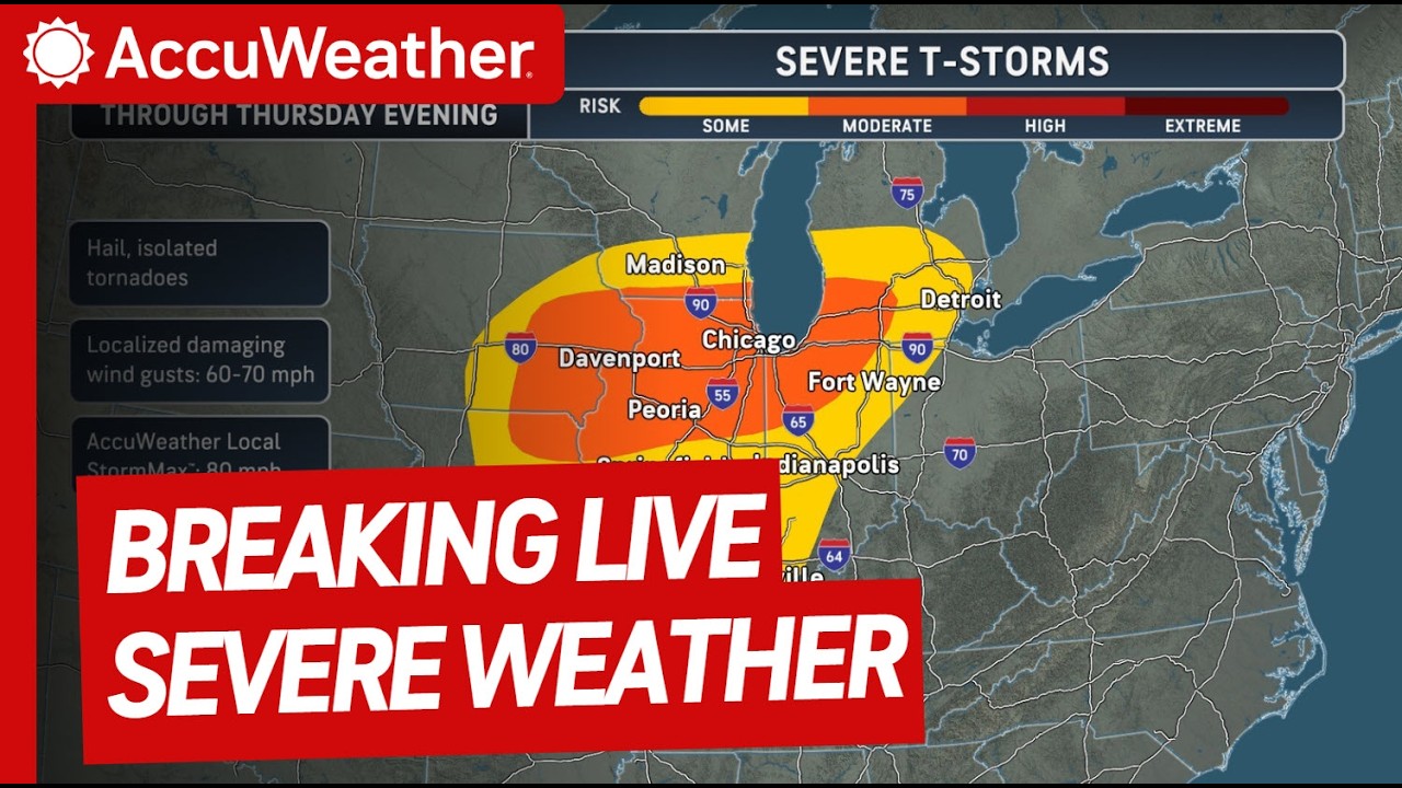 As It Happened: Breaking Severe Weather / Tornado Coverage With Storm ...