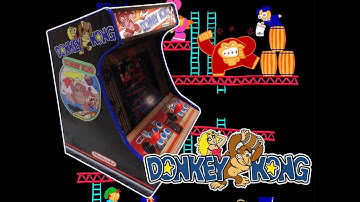 21” LED Donkey Kong Bartop Arcade with Hyperspin, Dreamcast gameplay