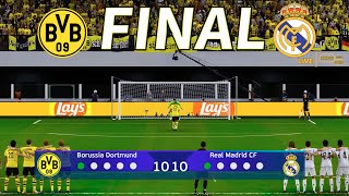 Final UCL - Penalty Shootout | Borussia Dortmund vs Real Madrid | UCL Champions League | PES Video