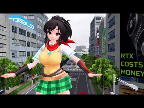 [MMD dance growth] asuka in some city with edm