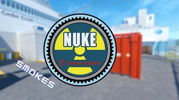 Cs2 Nuke smokes!
